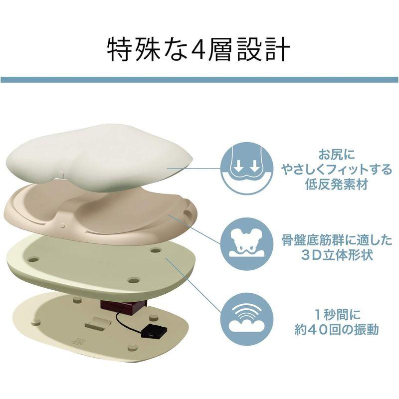 PROIDEA(プロイデア) 骨盤底筋エクササイズクッション キュットブル ブラウン 0070-2659-00 プロイデア 骨盤底筋エクササイズクッション キュットブル ブラウン