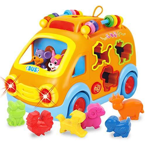 激安単価で Gilobaby 多機能 音楽バス 赤ちゃん おもちゃ 車 おもちゃ 音と光と 早期開発 指先訓練 聴覚発達 色認知 動物認知 知育玩具 おもちゃ 男 即日出荷 Www Sei Ba Gov Br