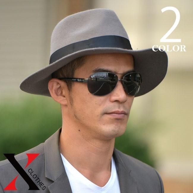 フェルトハット メンズ 帽子 メンズ 中折れ ハット サイズ 調整可能 フェルトフェドラ ハット メンズ 帽子 つば広 秋新作 帽子 Sagaretxe Net