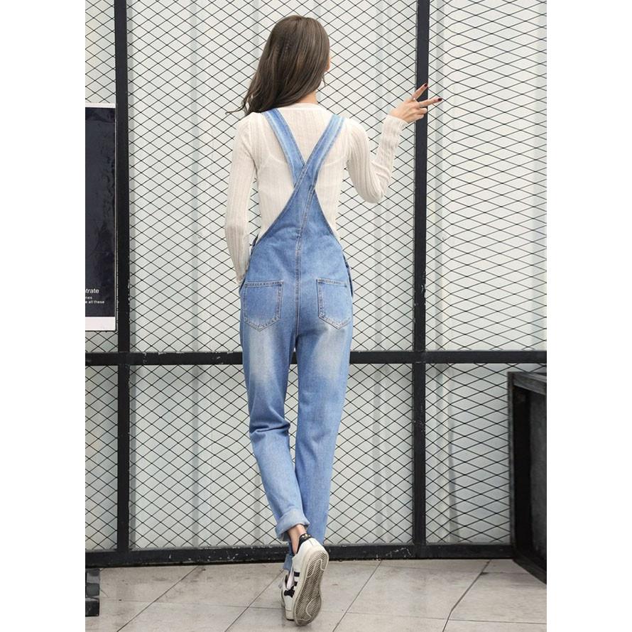 デニムサロペット レディース デニム サロペット パンツ オールインワン オーバーオール ジーンズ 秋 冬 秋冬 秋服 ダメージ Hane 9351a X Clothesファッション通販 通販 Yahoo ショッピング