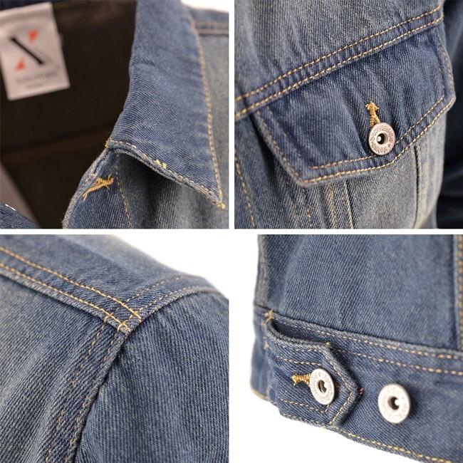 ワンポイント 刺繍 長袖 デニム ジャケット メンズ オリジナル デニムジャケット Gジャン ユーズド加工 ウォッシュ加工 自社ブランド 父の日 Ori Am Djk4 B02 S X Clothesファッション通販 通販 Yahoo ショッピング