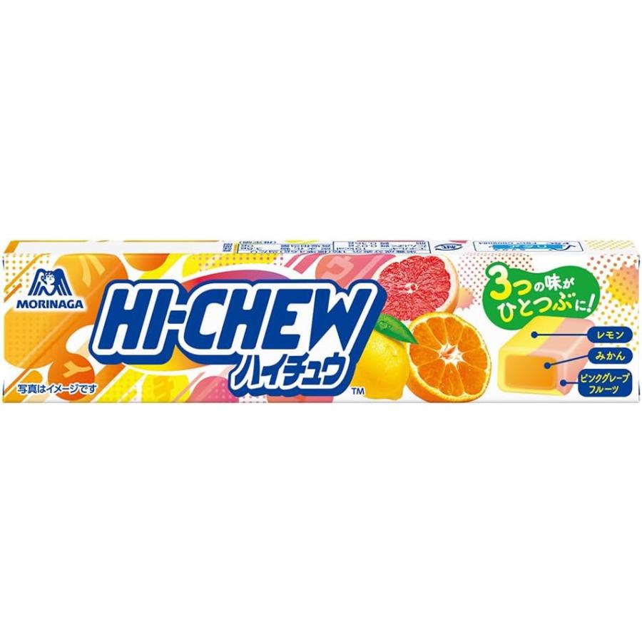 HIーCHEW 森永製菓 ハイチュウ＜柑橘ミックス＞ 12粒×12本 : y-foods