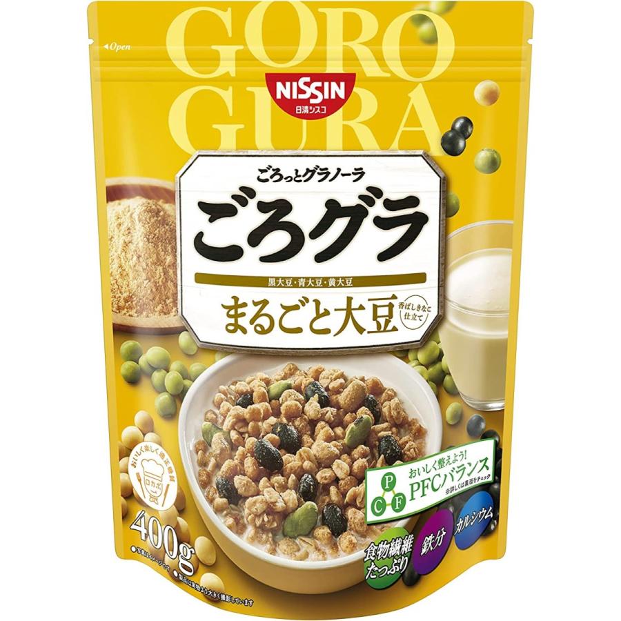 玄関先迄納品 まるごと大豆 400g×6袋 日清シスコ ごろグラ シリアル 玄関先迄納品 まるごと大豆 400g×6袋 日清シスコ ごろグラ シリアル