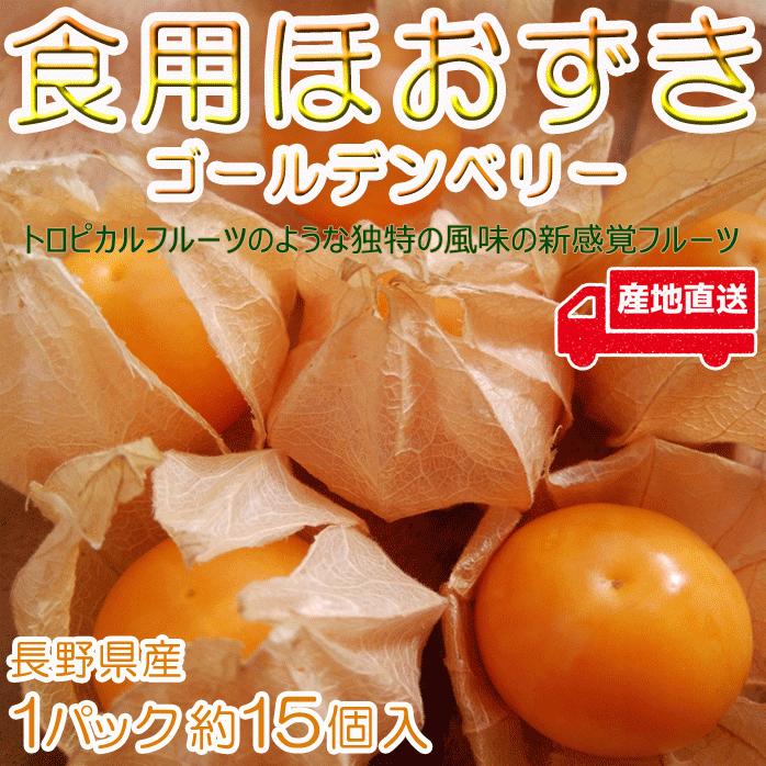 食用ほおずき フルーツほおずき ほおずき ホオズキ 鬼灯 ゴールデンベリー フルーツのような甘酸っぱい香りとトロピカルな甘さ 長野県産 Groundcherry1 Y Fresh Premium 通販 Yahoo ショッピング