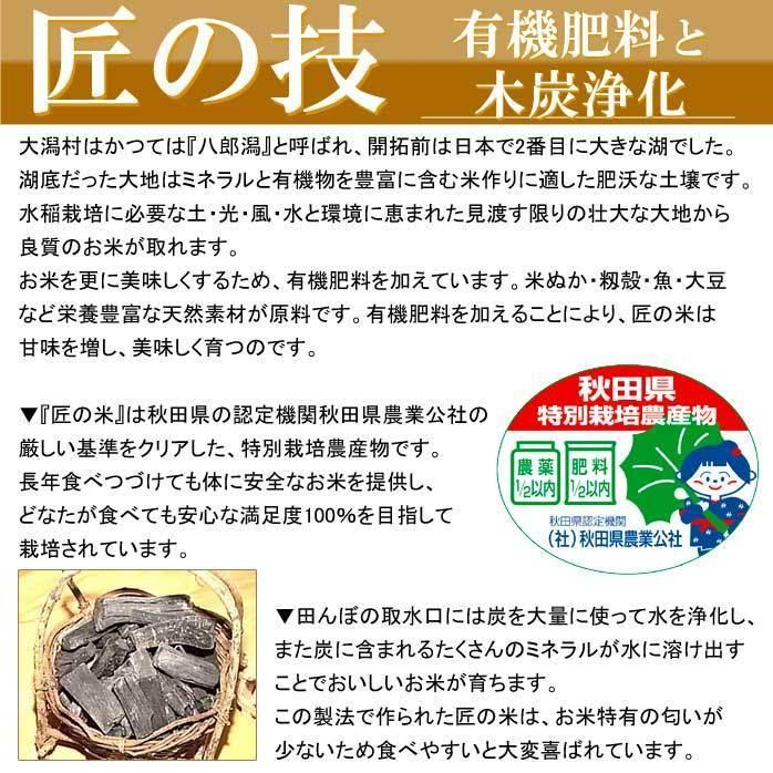 あきたこまち 秋田こまち 米 5kg 令和3年産 匠の米 ギフト 白米 減農薬 特別栽培米 木炭ろ過水 有機肥料使用 秋田県 大潟村 産地直送 :takumi-5:Y-fresh Premium - 通販 - Yahoo!ショッピング あきたこまち 秋田こまち 米 5kg 令和3年産 匠の米 ギフト 白米 減農薬 特別栽培米 木炭ろ過水 有機肥料使用 秋田県 大潟村 産地直送 :takumi-5:Y-fresh Premium - 通販 - Yahoo!ショッピング
