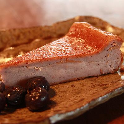 ふるさと納税 袖ケ浦市 奥野牧場ベイクドチーズケーキ ホール(大)ブルーベリー