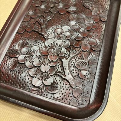 ふるさと納税 長野県 文具トレイ(さくら)(軽井沢彫) : Yahoo!ふるさと