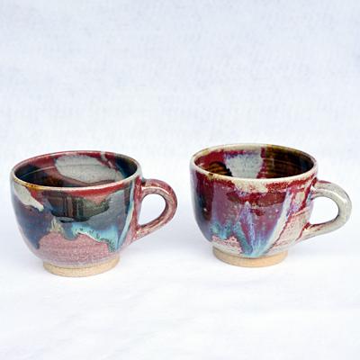 ふるさと納税 香春町 [上野焼香春徹山窯]ペア多目的カップセット