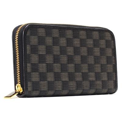 ふるさと納税 田原本町 葵(Aoi)ラウンド財布/かぎろひ(黒)