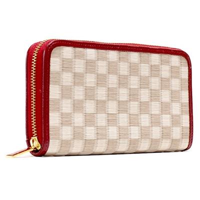 ふるさと納税 田原本町 葵(Aoi)ラウンド財布/吉野桜(赤)