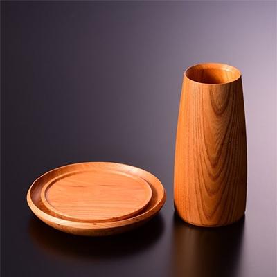 ふるさと納税 南木曽町 ソコの洗える箸立て&amp;フタの立つ急須台セット