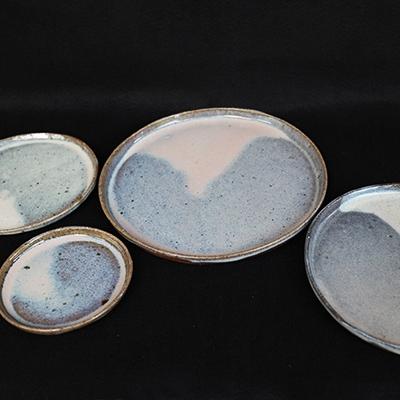 ふるさと納税 香春町 [上野焼香春徹山窯]洋皿4点セット