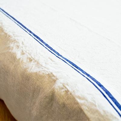 ふるさと納税 富士吉田市 ダブルサイズリネンフラットシーツ&amp;リネンかけ布団カバー+ピロケース2枚セット