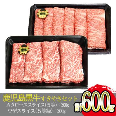 ふるさと納税 出水市 [肉質最高ランク等級5等級]鹿児島黒牛すきやきセット