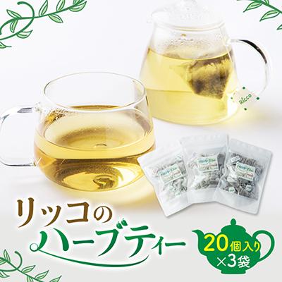 ふるさと納税 南知多町 リッコのハーブティー(季節のハーブティーおまかせセット20個入り×3袋)