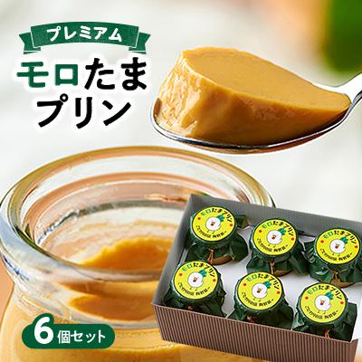 ふるさと納税 上郡町 [プレミアム]モロたまプリン6個セット