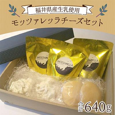 ふるさと納税 小浜市 福井県産生乳使用 モッツァレッラチーズセット