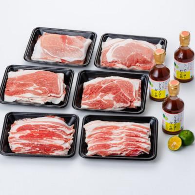 ふるさと納税 嘉手納町 あぐー豚しゃぶ3種の食べ比べセット(もも肉・かた肉・ばら肉)各250g×2パックタレ付 |  | 01