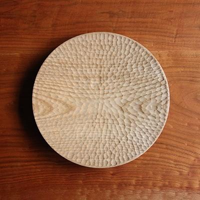 ふるさと納税 小浜市 栗の木皿 〜手彫り〜