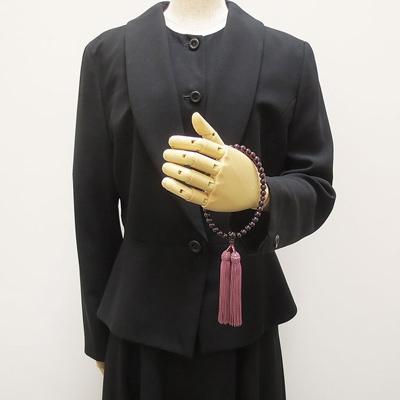 ふるさと納税 北名古屋市 数珠　女性用　ガーネット　正絹細房 |  | 03