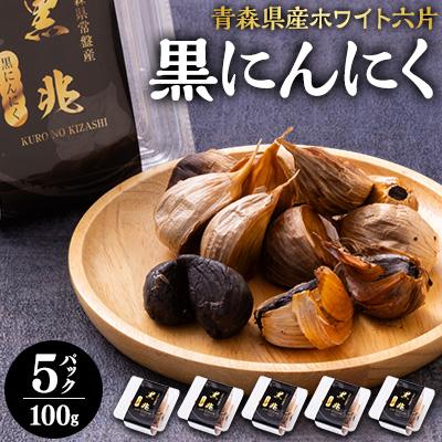 ふるさと納税 藤崎町 黒にんにく100g×5 パック