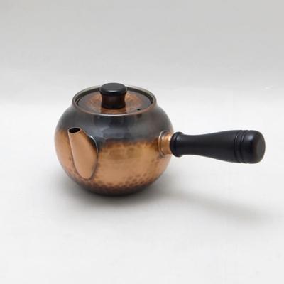 ふるさと納税 燕市 純銅 赤銅仕上げ鎚目急須