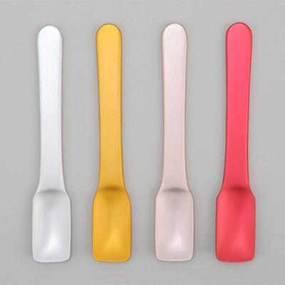 ふるさと納税 燕市 プレイザント アルミアイススプーン 4色