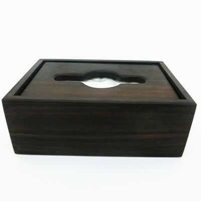 ふるさと納税 那賀町 ポケットティッシュケース(黒檀)