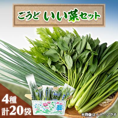 ふるさと納税 神戸町 ごうどいい菜セット(小松菜6袋、水菜3袋、グリーンねぎ8袋、ハウスほうれん草3袋)