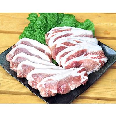 ふるさと納税 四万十町 平野協同畜産の麦豚ロースとんかつ(550g)&amp;しゃぶしゃぶ(550g)セット