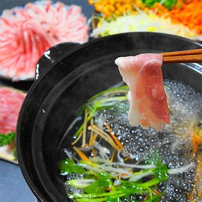 ふるさと納税 四万十町 [産直!]ブランド豚の2種しゃぶしゃぶセット(約4人前)