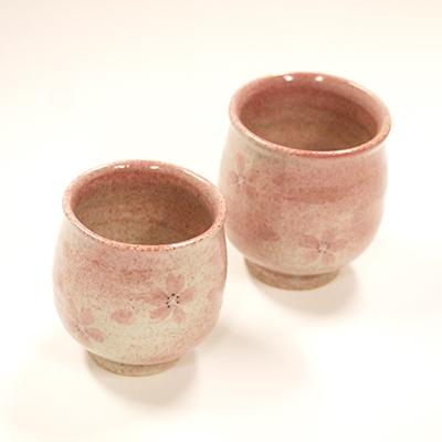 ふるさと納税 東金市 民芸みはしさんの夫婦湯呑茶碗セット