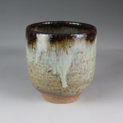 ふるさと納税 唐津市 [唐津焼]中里太郎右衛門窯 朝鮮唐津湯呑(上黒)