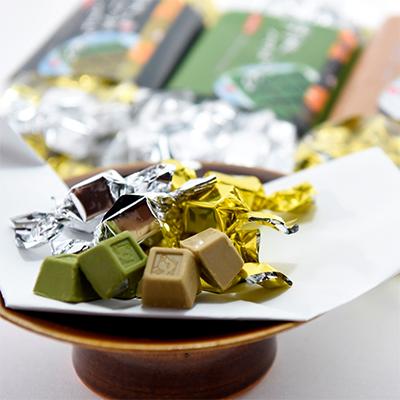 ふるさと納税 宇治田原町 抹茶・ほうじ茶チョコ詰合せ