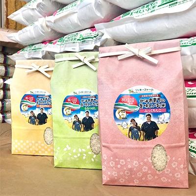 ふるさと納税 北斗市 北海道産 特Aランク ふっくりんこ・ななつぼし・ゆめぴりか各2kgセット[精米]