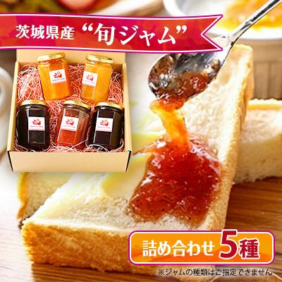 ふるさと納税 つくば市 茨城県産マンマの旬ジャム5種類セット