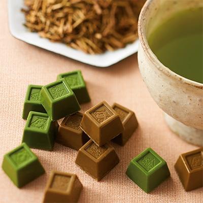 ふるさと納税 宇治田原町 お茶屋が作ったオリジナル[宇治抹茶・ほうじ茶一口チョコレート]