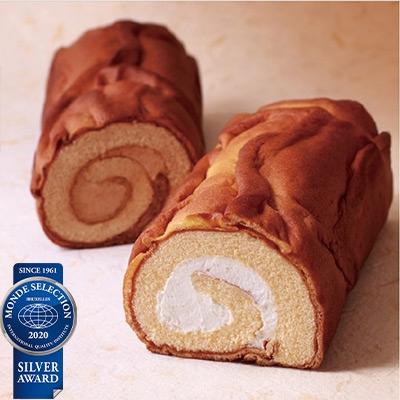 ふるさと納税 黒石市 黒石シューロール 2本入(バニラ&amp;コーヒー)