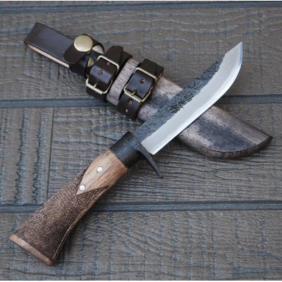 ふるさと納税 南国市 土佐鍛 MINI剣鉈110 鮎型 土佐オリジナル白鋼 樫オイルステンチェッカー