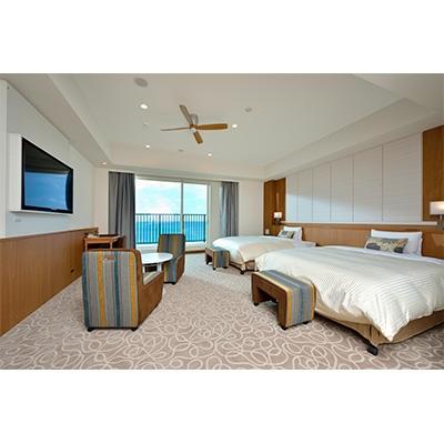 ふるさと納税 北谷町 [ベッセルホテルカンパーナ沖縄]ご宿泊券 ジュニアスイートルーム 2名様1泊朝食付