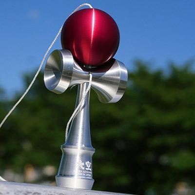 ふるさと納税 葛飾区 ジュラルミン削り出しけん玉 『大空66%レッド』