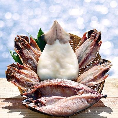 ふるさと納税 唐津市 唐津産[無添加・無着色]岩本商店 旬の人気干物食べ比べセット