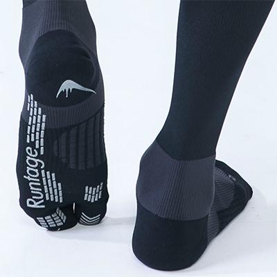 ふるさと納税 江北町 Runtage アスリートラウンドPRO Ver.2 着圧ゴルフソックス【25-27cm　グレー】 |  | 01