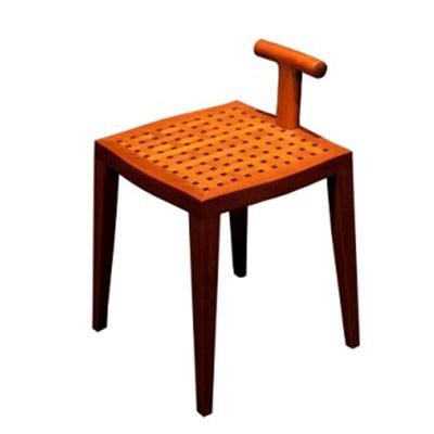 ふるさと納税 東川町 格子シリーズ「スツール」 