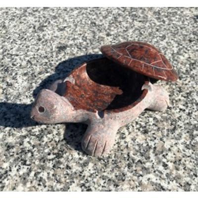ふるさと納税 利府町 赤御影石 亀の灰皿