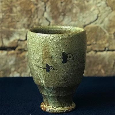 ふるさと納税 唐津市 唐津焼　絵唐津フリーカップ1(福良雀) | 
