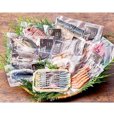 ふるさと納税 湧水町 [高級手作り干物]桜島灰干し詰め合わせ!湧水町産にじますなどおまかせで計10袋