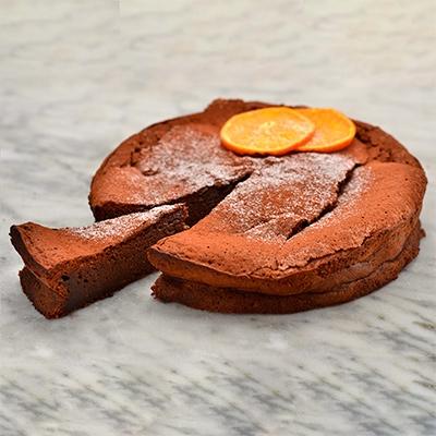 ふるさと納税 屋久島町 「南の島のオレンジ」屋久島たんかんショコラ まるごと21cm×1ホール