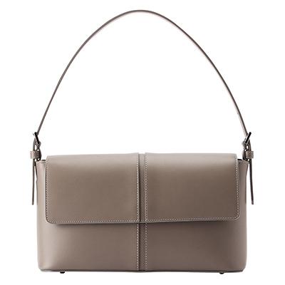 ふるさと納税 豊岡市 カブセフォーマルバッグ 豊岡鞄 TOTTE (グレージュ)