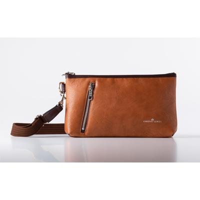 ふるさと納税 豊岡市 豊岡産かばん 横型ショルダーCG2300 ブラウン(08-104)